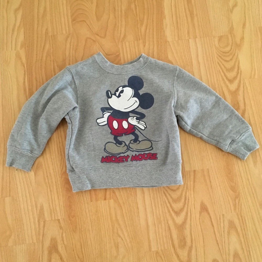 Disney Mickey Mouse Unisex Size 2/3 Sweatshirt